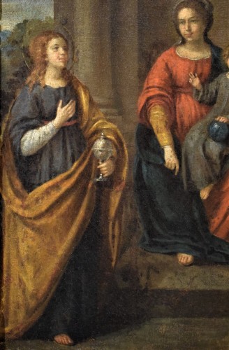 Paintings & Drawings  - Sacred Conversation - Lombard school, late of the 16th century